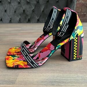 SOLD Versace Vintage Style Strappy Sandal Heels Size 39